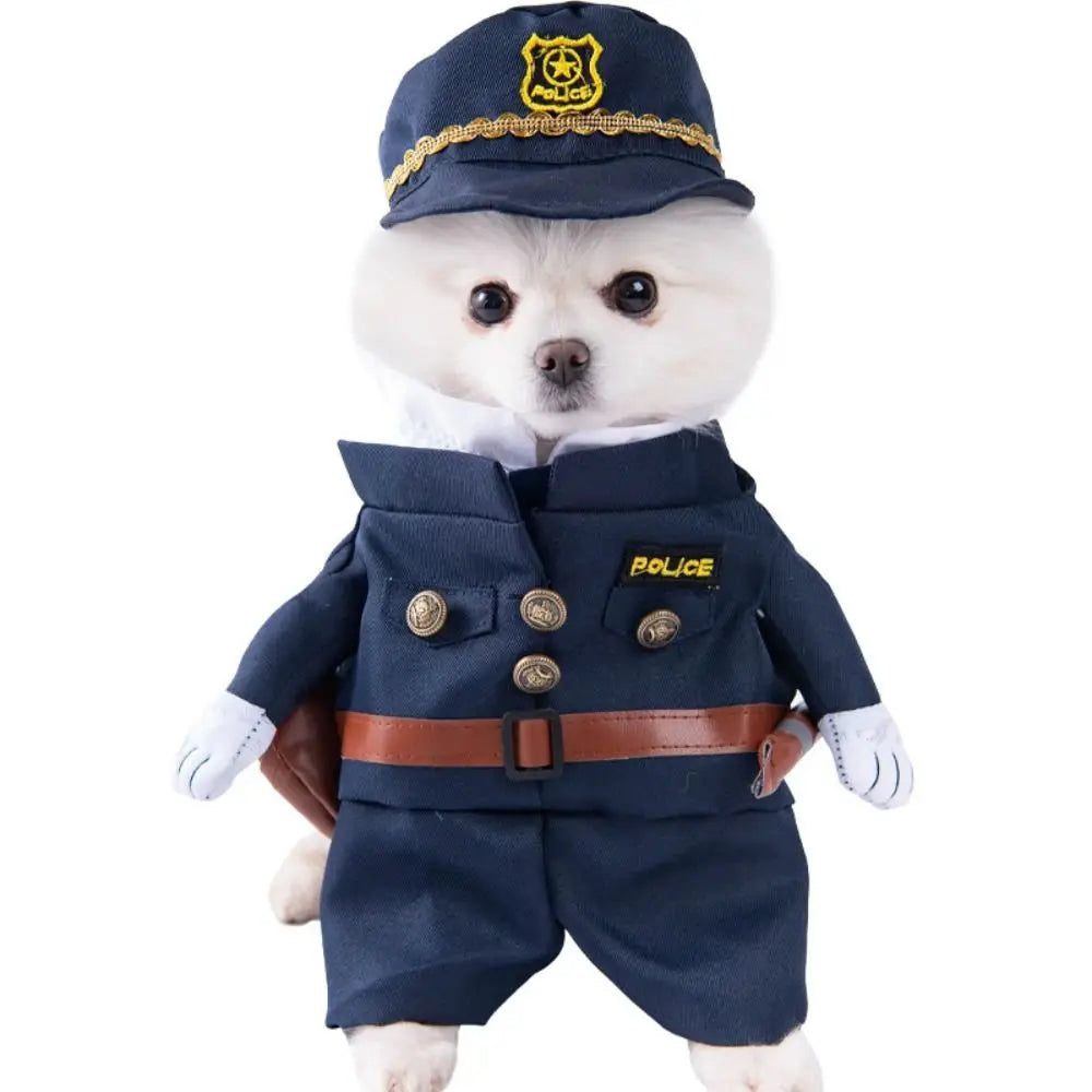 Easy To Wear Halloween Pet Costume Soft Fabric Funny Dog Cosplay Clothing Pet Supplies Uniform Kitten Puppy Costume