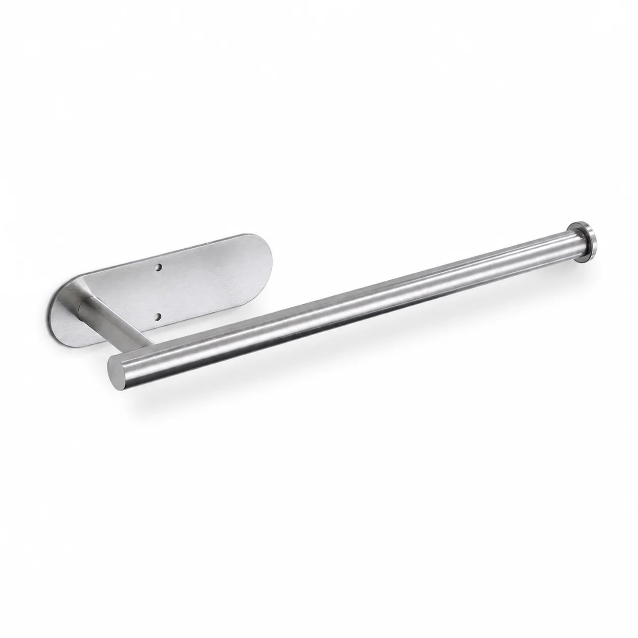 Homefish Sliver Stainless Steel Self Adhesive No Drilling Toilet Roll Holder Bathroom Kitchen Tissue Paper Holder