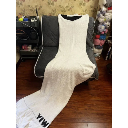 Large Socks Sleeping Bag Creative Socks Funny Sleeping Bag Thicken Outdoor Home Sofa Soft Warm Blankets Men Women Kids
