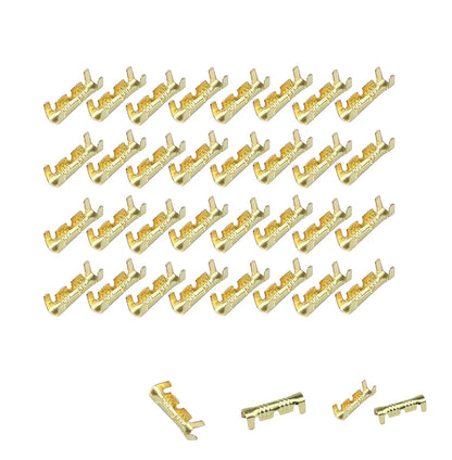50Pcs Docking connector line pressing button quick connect terminal wiring steel