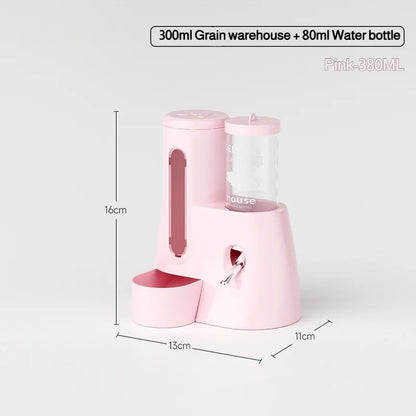 80-425ml Hamster Water Bottle with Stand Leak-Proof Dechatable Automatic Dispenser Small Pet Supplies for Guinea Pigs Rabbit Use