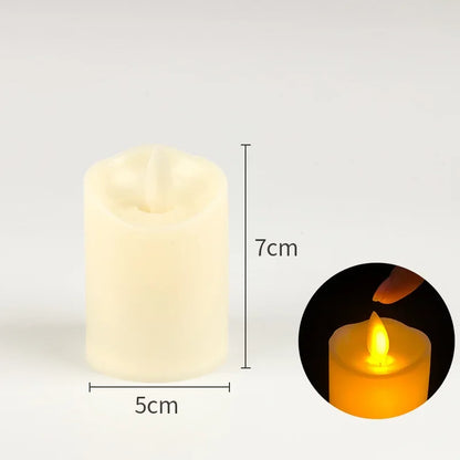 Flameless Flickering LED Candles Light Flameless Candles Battery Powered Candles for Wedding Decor Birthday Party Supplies