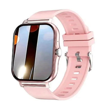 LAXASFIT Smart Watch 1.83 Inch HD Bluetooth Call Voice Assistant DIY Watch Faces Message Notification Fitness Tracker