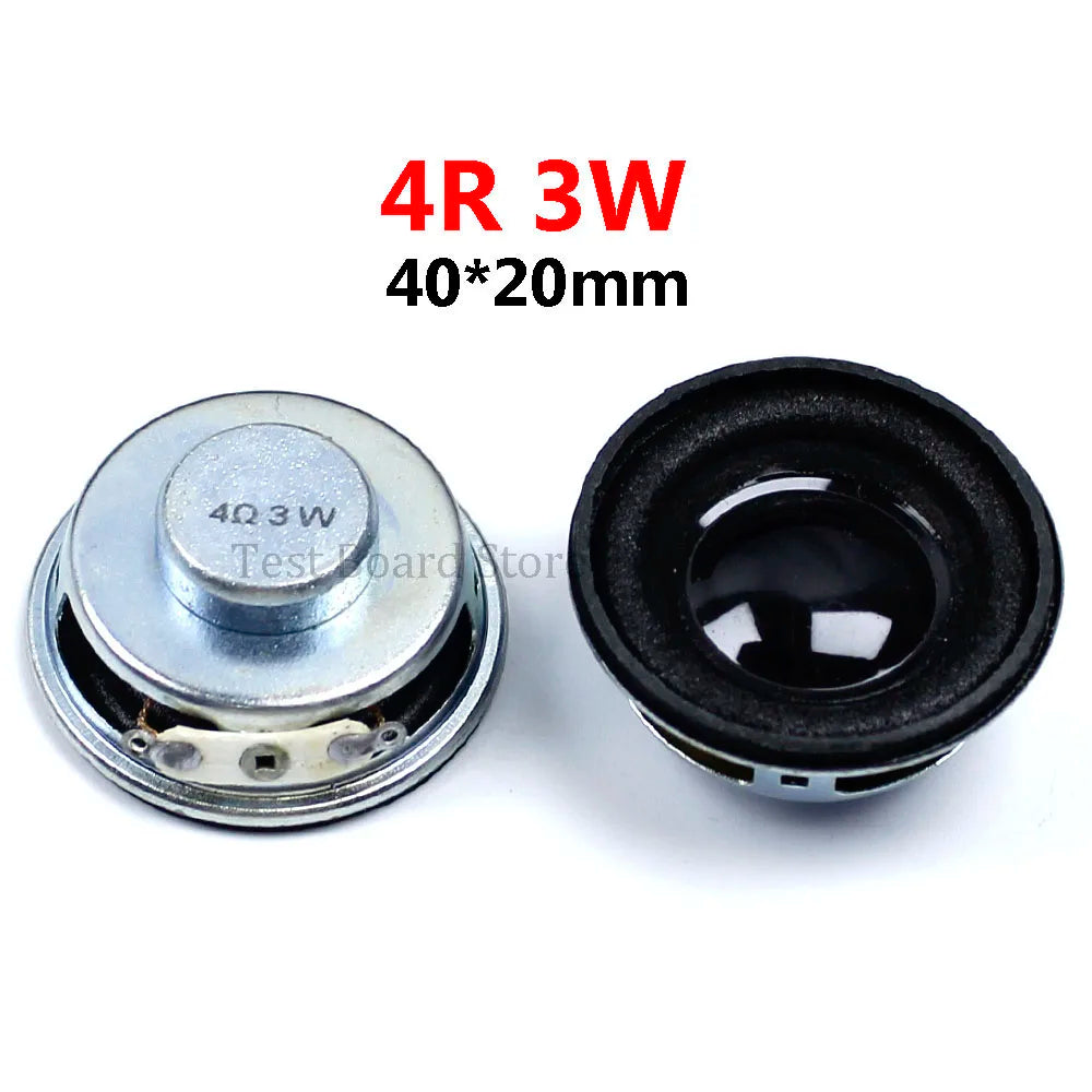 1Piece 4R 3W 5W Diameter 4cm/5cm Amplifier Loudspeaker 3 Watt 4 Ohm 36mm/40mm/45mm/50mm Speakers for Arduino