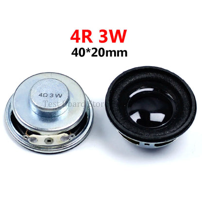 1Piece 4R 3W 5W Diameter 4cm/5cm Amplifier Loudspeaker 3 Watt 4 Ohm 36mm/40mm/45mm/50mm Speakers for Arduino