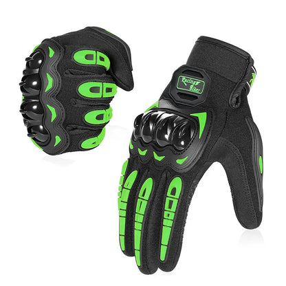 Motorcycle Racing Gloves Fall Protection Men Summer Motocross Protective Gear Breathable Blue Red Grip Palm ﻿