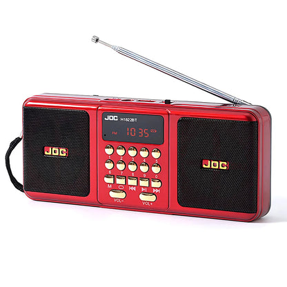 Portable Stereo FM Radio Wireless Speaker Rechargeable Battery Support TF Card USB Bluetooth-compatible Speaker With FM Receiver