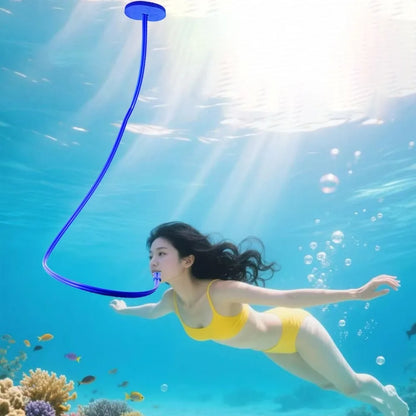 Adult Full Dry Snorkel Diving Swimming Gear Snorkel For Men Women Swim Training Freediving Underwater Breathing Tube For Beach