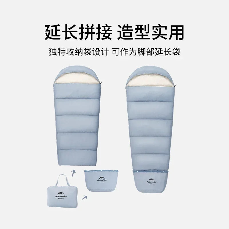 Naturehike-Children's Sleeping Bag,Children Blanket Camping Sleeping Bag for Children Birthday Gifts Thick Bedspread On The Bed