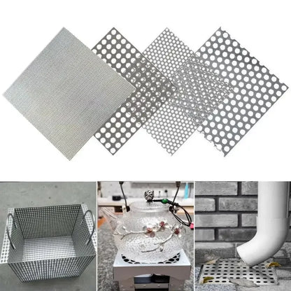 Stainless Steel Floor Drains Net Cover Square Drain Hole Shower Hair Catcher Filter Stopper Kitchen Bathroom Hardware Parts