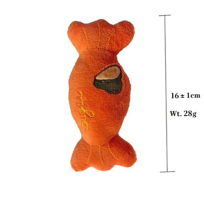 Dog Squeaky Toys Plush Animal Fruit Food Toy Durable Chew Interactive Toys Small Medium Dogs Cats Puppy Pet Supplies
