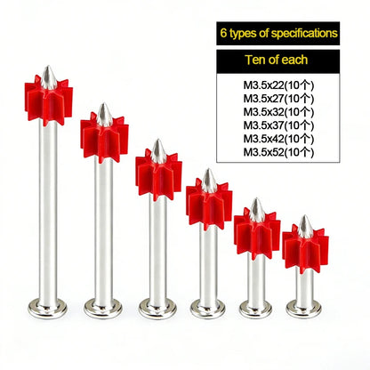 Hardened Concrete Wall Nail Set – Picture Hanging Nails, High-Strength Hardware Powder-Actuated Nails