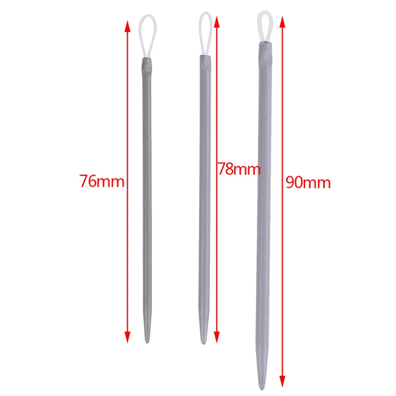 3pcs/set Nylon Wire Knitting Needles Yarn Sewing Needles Apparel Sewing & Fabric Art Craft Wool Thick Knitter