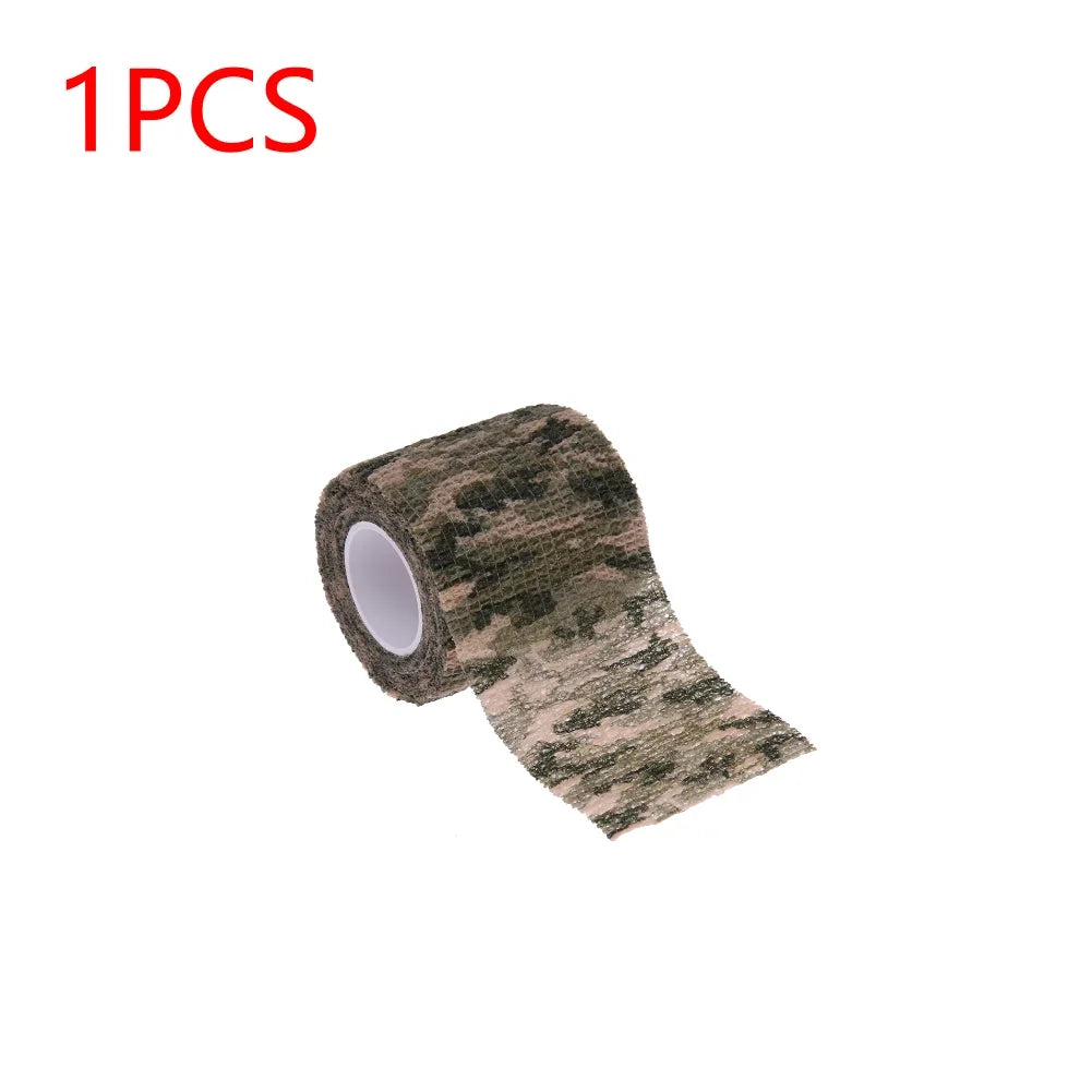 Camouflage Invisible Tape Camo Form Self Cling Camo Hunting Rifle Fabric Tape Wrap Camouflage Tape Outdoor Camping Accessories