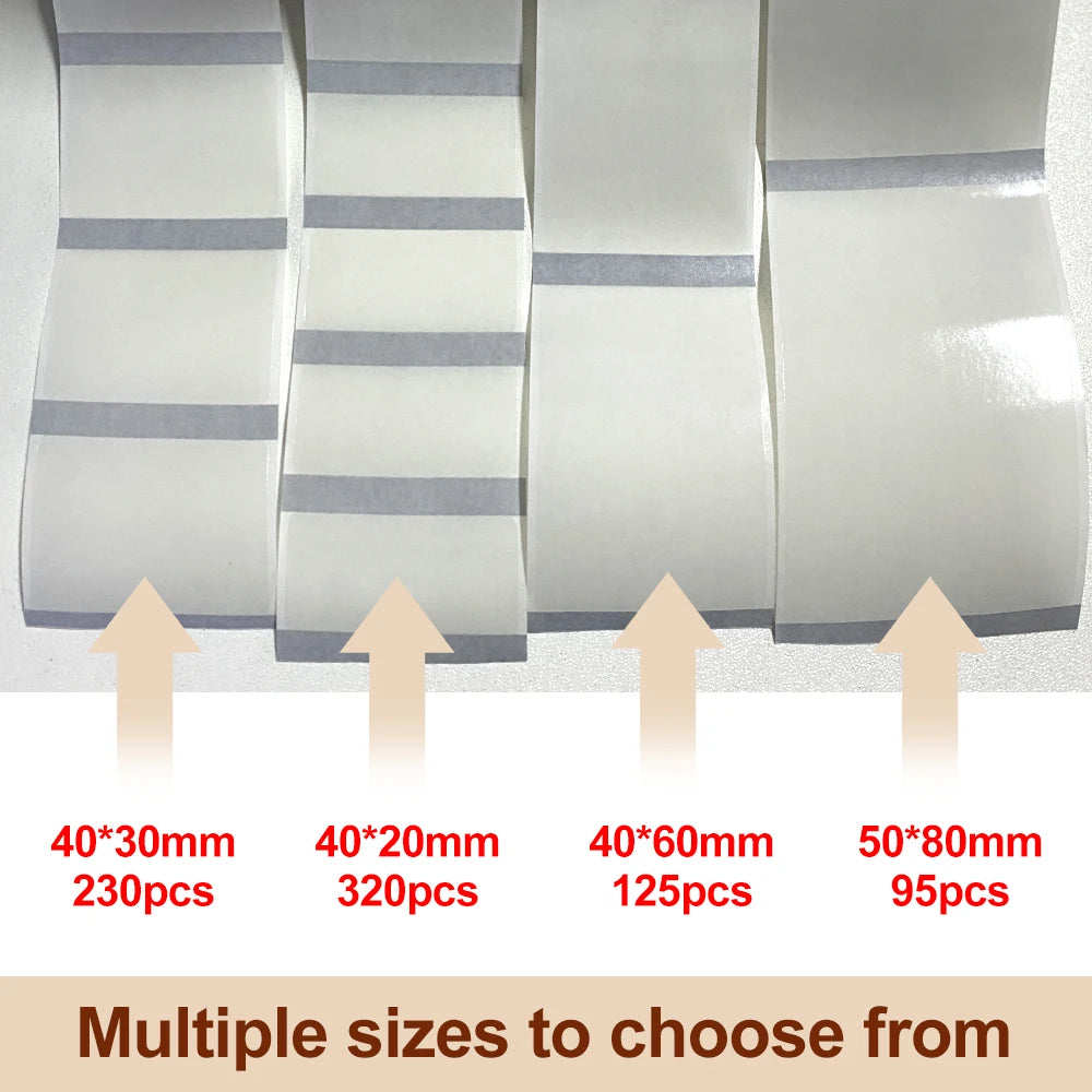 Niimbot Clear Sticker Thermal Paper Transparent Self-Adhesive for B1 B21 Label Maker Round Flower Pattern Waterproof Single Roll