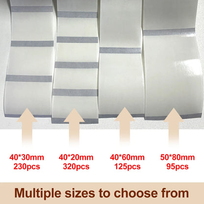 Niimbot Clear Sticker Thermal Paper Transparent Self-Adhesive for B1 B21 Label Maker Round Flower Pattern Waterproof Single Roll