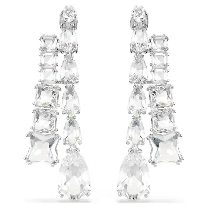 2025 New Trend Fine Wedding Jewelry Set Charming Luxury White Water Drop Crystal Fashion Women's Necklace Bracelet Earrings Ring
