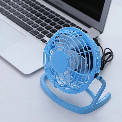 Portable Fans USB Fan 15*9*14.5cm ABS+Electronic Components Blue/Black Convenient Home UseUltra Quiet Practical