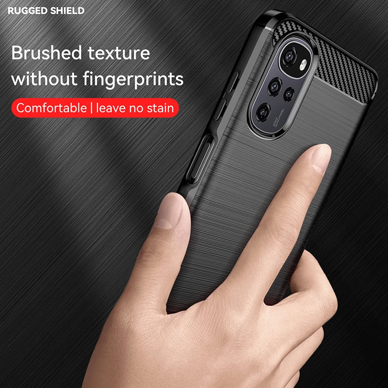 For Cover Lenovo K15 Plus Case For Lenovo K15 Plus Bumper Anti-knock Silicone Carbon Fiber Back Case For Lenovo K15 Plus Case