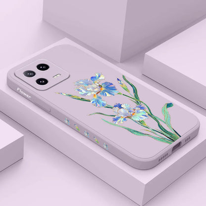 Messenger Flower Phone Case For Xiaomi 17 Mi 15 15T 14 14T 13 13T 12 12X 12T 12S 11 11T 10 10T 9 9T Pro Max  Lite Liquid Silicon