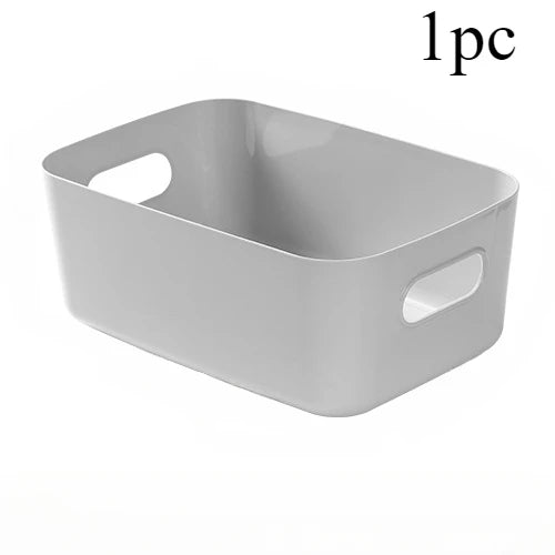 Multi-Functional Storage Boxes, Durable Plastic Organizers for Cosmetics, Snacks, Kitchen, Bathroom, Dorm - Office Supplies