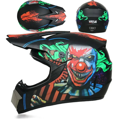 Motorcycle Helmet Children Off-road Helmet For Kids child MotoBike Downhill AM DH Cross safety Helmet Capacete Motocross Casco