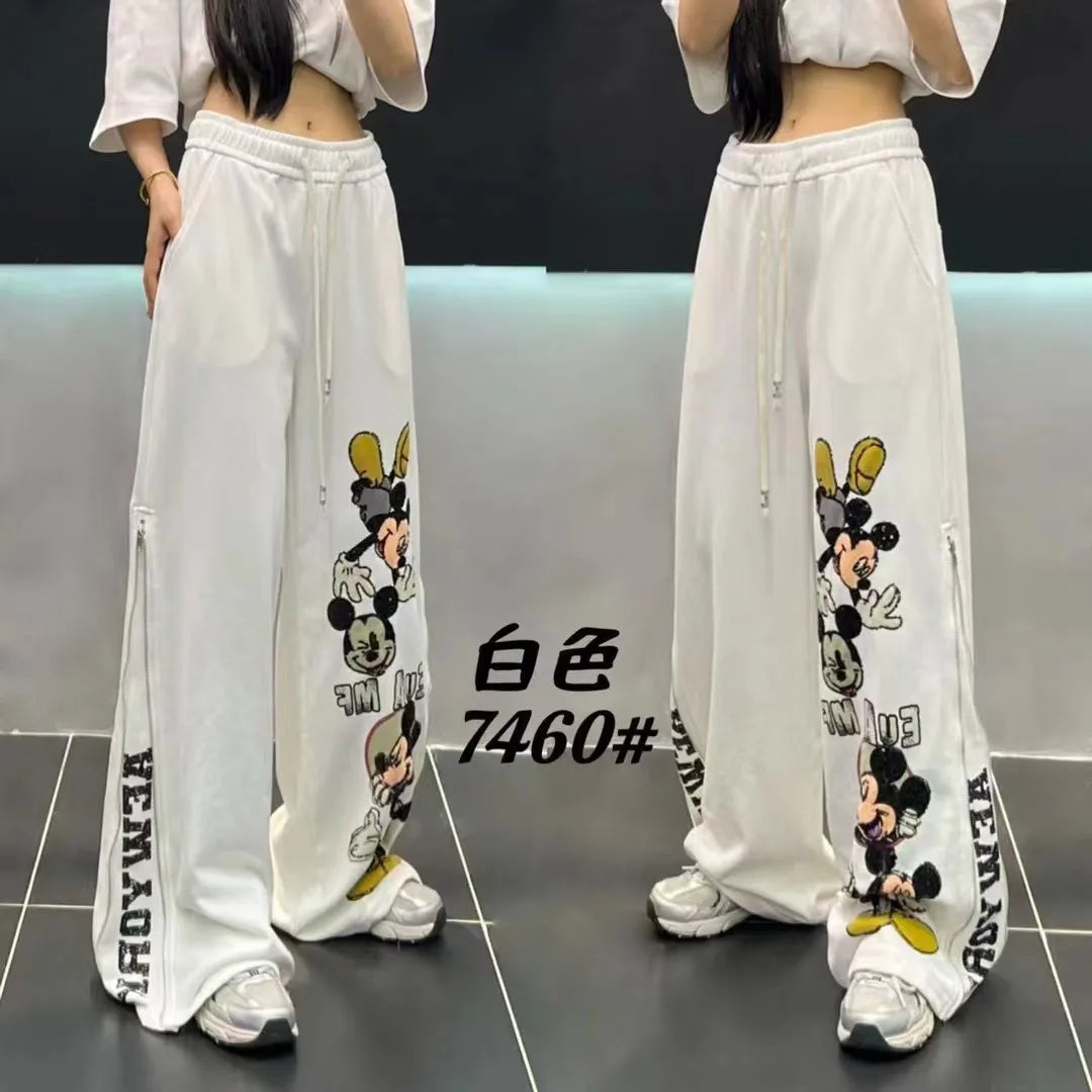 Original Design Sense Long Slacks 2025 Autumn New Fashionable Loose Casual Pants Ladies With Draped Straight Wide-Leg Trousers