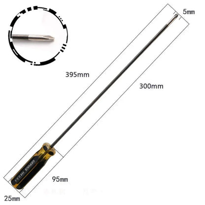 1/2Pcs Extra Long Screwdriver Set Professional Magnetic Slotted/Cross Screw Drivers For Sewing Machine Auto Repairing Tools