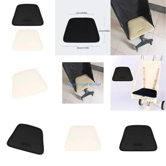 090B Baby Strollers Accessory Holow Mat Breathable Polyester Fiber Nonslip Base Easy Cleaning Design For Long Ride