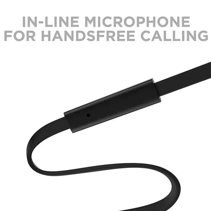 Wired Earphone with Microphone HiFi Music Monitor Bass Headphones Noise Cancelling Headset For Sport Gaming Earbuds