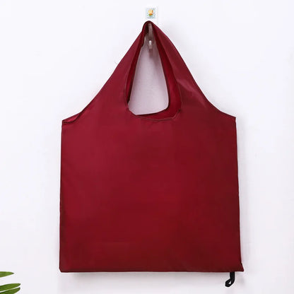 Foldable Shopping Bag Reusable Travel Grocery Bag Eco-Friendly One Shoulder Handbag For Travel Cartoon Cactus Printing Tote Bag
