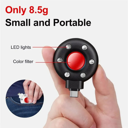Small Handheld Radio Scanner - USB Anti-Surveillance & Pinhole Camera Detector