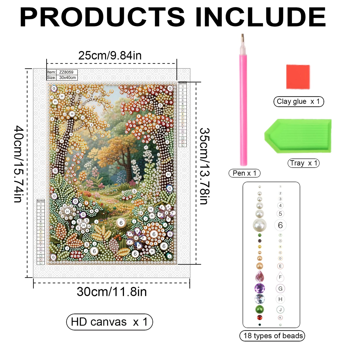 DIY Pearl Diamond Art Painting kits for Adults and Beginners,fine view Sparkling Painting Craft Home Wall Decor handmade Gift