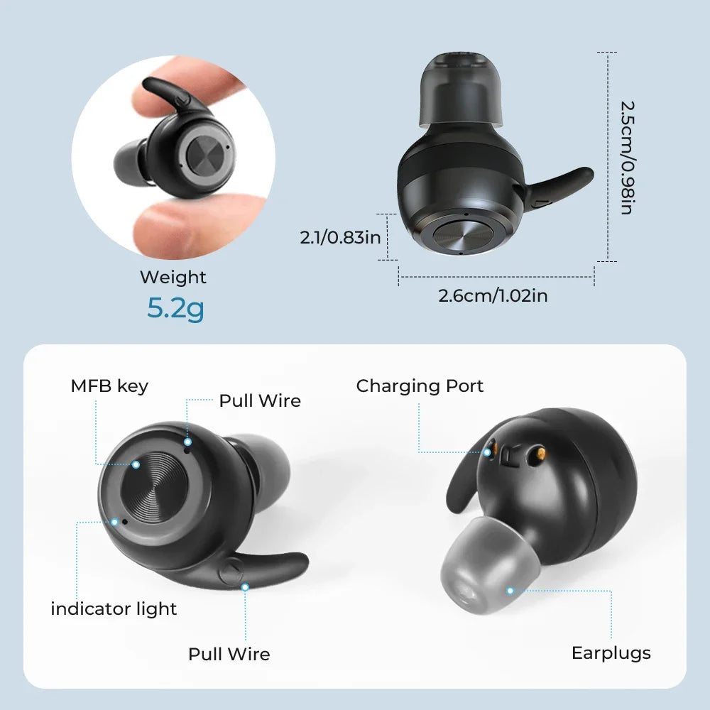 Rechargeable Hearing Device for The Elderly Digital Chip Noise Reduction Invisible ITE Design Comfortable To Wear