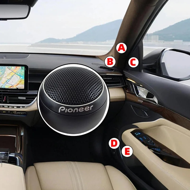 1Pair 300W Car Stereo Speakers Music Car Tweeters Car Audio Silk Film Speaker Boxes High-Pitched Modificat Tweeter Loudspeaker