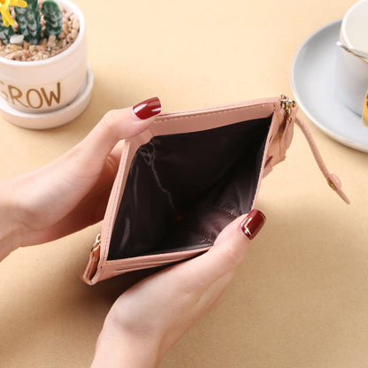 Ladies' wallet; short purse for women; high-end feeling cross-border multi-functional coin purse for women