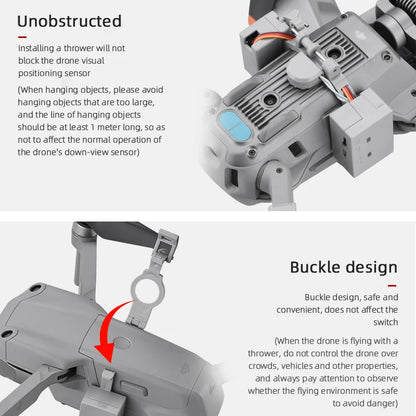 Airdrop System for DJI Mavic AIR 2/2S Drone Fishing Bait Wedding Ring Gift Deliver Life Rescue Thrower Drone Accessories