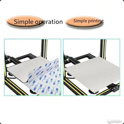 3D Printing PP Filament Special Base Plate Stick Bottom Firmly No Edge Warping Repeated Use Platform Film Easy Take Mold Parts