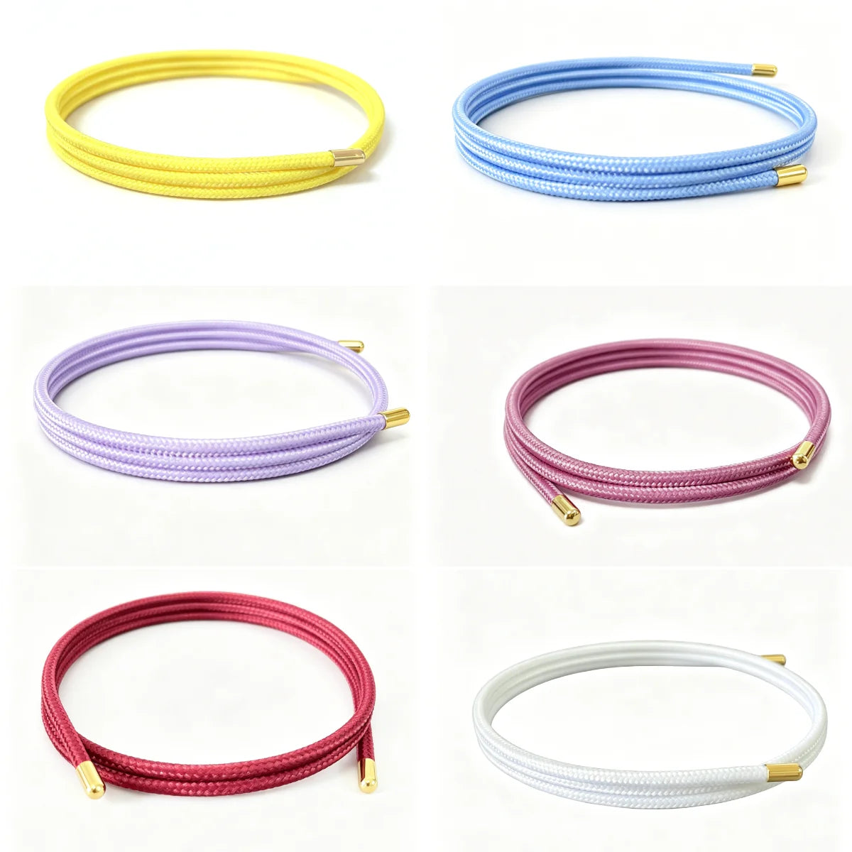 5Pcs Adjustable Magnetic Rope Multicolor Milan Rope Lucky Rope Bracelet DIY Jewelry Making Accessories Wholesale 51cm