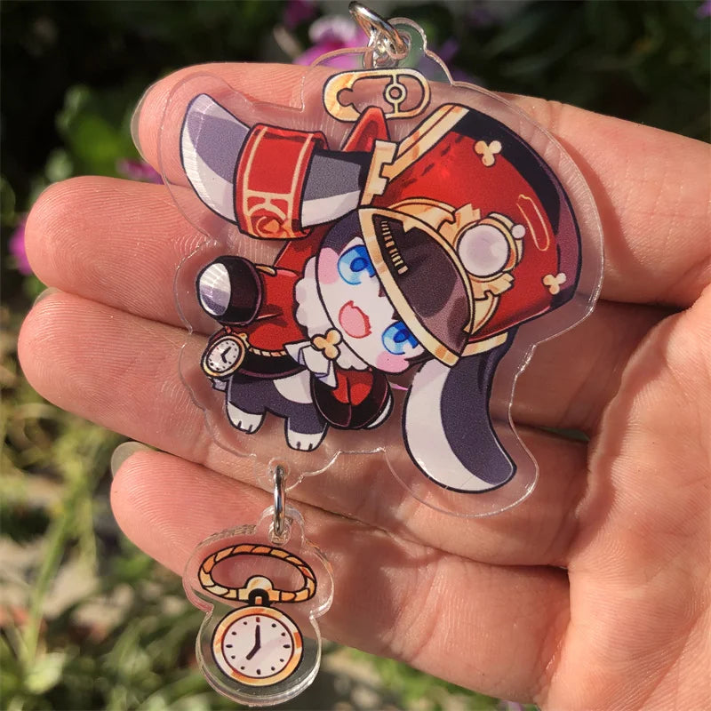 Honkai: Star Rail Kafka March 7th Dan Heng Clara Pom-Pom Cosplay COSTUME Keychain Accessories Key Chain Pendant Prop Xmas Gift