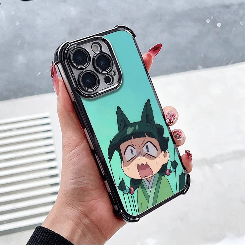 A-Apothecary D-Diaries Cute Plating Phone Case For Xiaomi Poco X6 X7 X8 Pro Max X5 X3 M8 M7 M5S Redmi 15C 15 14C 13C 17T 15T 14T