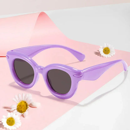 Adorable Sweet Decor Classic Cartoon Fashion Sunglasses for Boys Girls Outdoor Sports Party Vacation Travel Supply Photo Prop