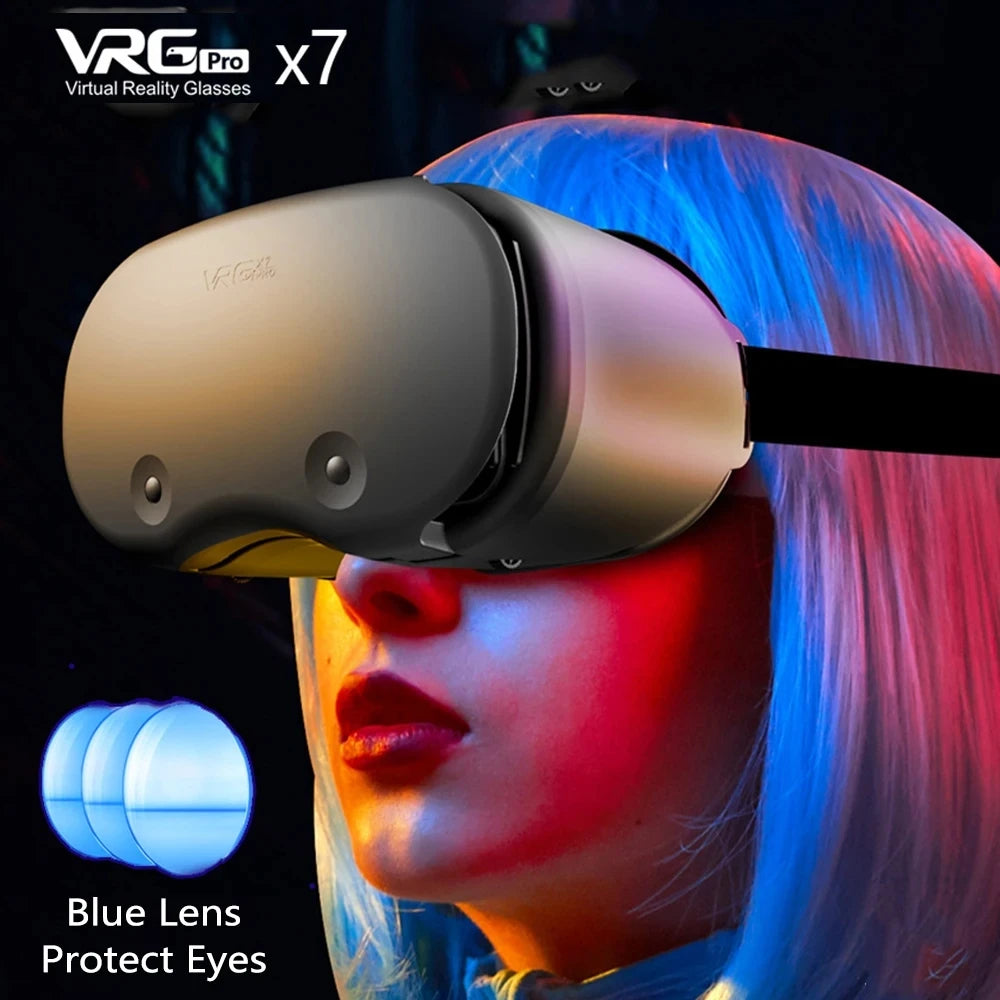 Virtual Reality 3D VR Glasses Smartphone Cell Mobile Goggles Helmet Headset Lenses Device Viar Smart Phone Video Game Viewer Set