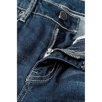 Women Pants with Low-rise Ripped Jeans Retro Fashion Trousers Korean Versatile Straight Women Wide-leg Pants Baggy Jeans Women