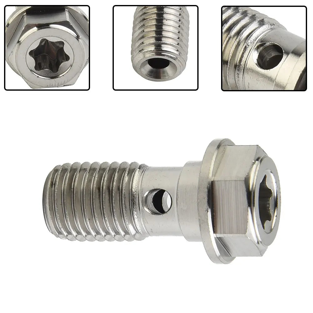 Brake Systems For Single Banjo Bolt Single Line Hydraulic Alloy Car Parts M10 x 1.25 for Honda, for Kawasaki,