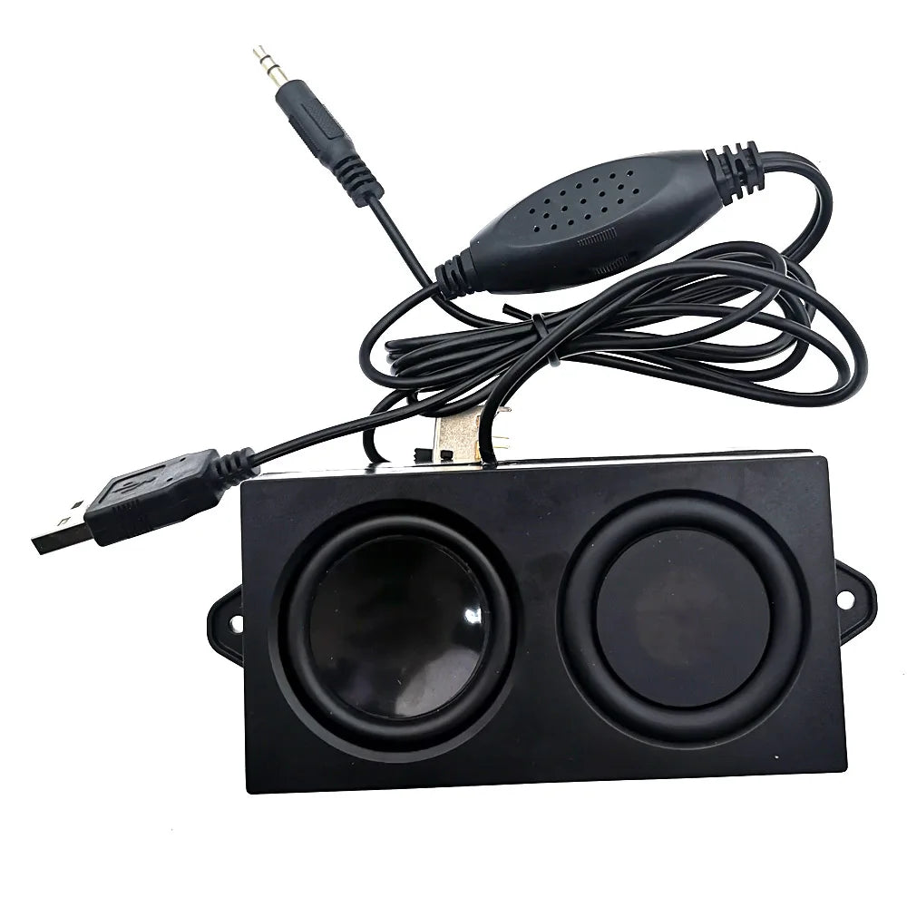 Computer mini USB speakers portable wired bass Mono speakers desktop small speakers laptop phone MP4 MP3 Computer Players