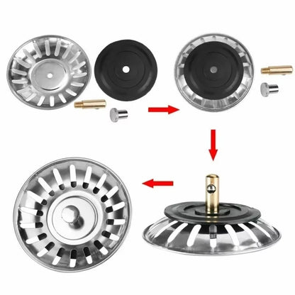 1pc Kitchen Sink Strainer Stopper Waste Plug Sink Filter Filtre Sink Strainer Filter Floor Drain Kitchen Tools