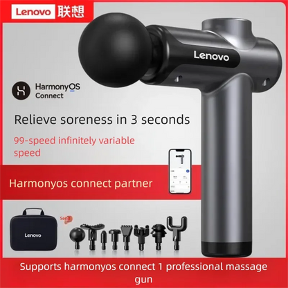 Lenovo brand massage device N3 deep massage, relieve muscle soreness, exercise and relax, LED touch screen design, portable, mul