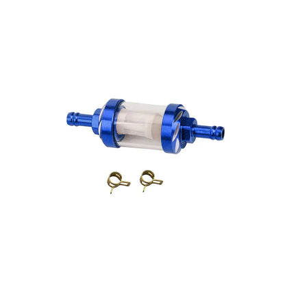 9mm CNC Aluminum Alloy Glass Gas Fuel Oil Filter Moto for Dirt Pit Bike 125/140/150/160cc CRF70 90 110 TTR100 110 KLX65