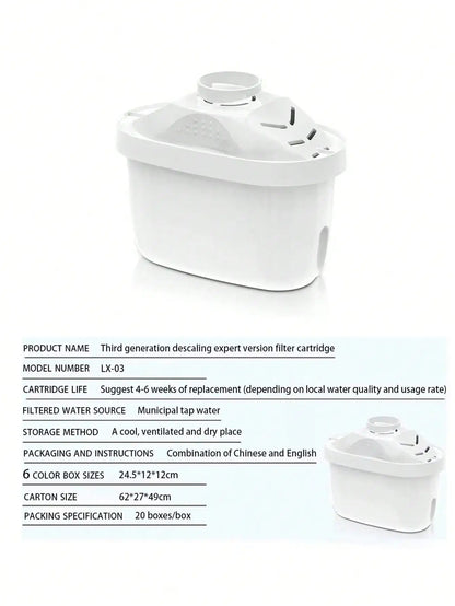 3pcs household kitchen cleaning water jug filters, activated carbon filters, filters for water purifiers, water jug filters